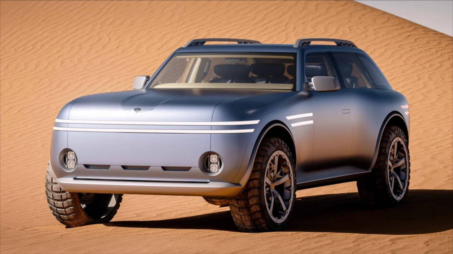 捷尼赛思X Gran Equator概念车细节演示